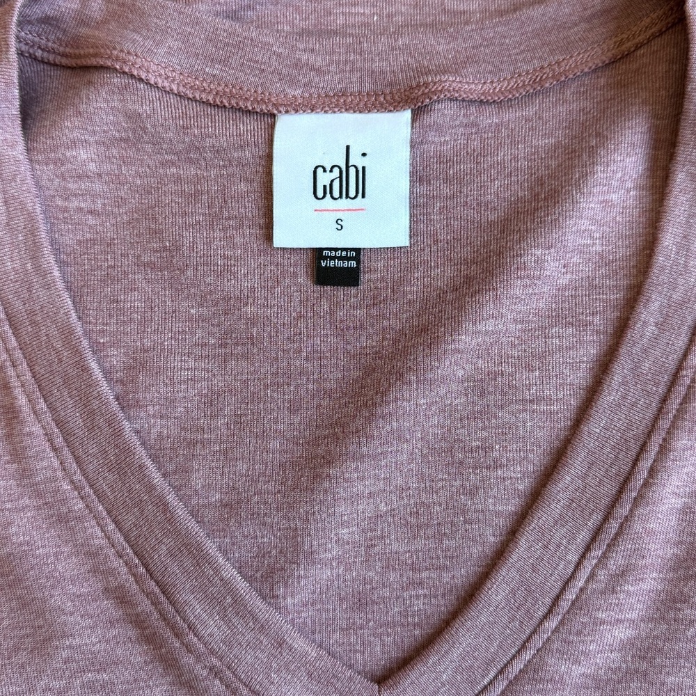 Cabi Women’s Long Sleeve Pull Over Top Style #4439 Purple Heather Size Small - Picture 5 of 7